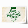 Happy St. Patrick’s Day - Irish Shamrock Wall Art