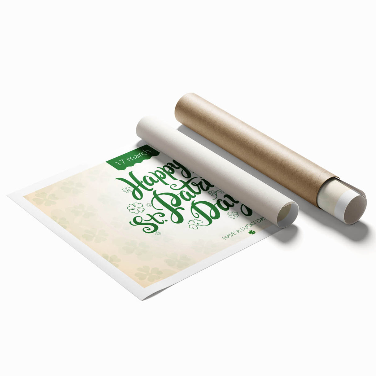 Happy St. Patrick’s Day - Irish Shamrock Wall Art