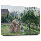 Apple Trees in Éragny, Sunny Morning - Idyllic Landscape by Camille Pissarro