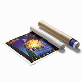 Retro Wall Art – Def Leppard Pyromania Album Canvas Print