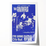 The Animals Retro Poster – Vintage Concert Wall Art Print