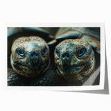 Extra large rolled print of Seychelles scenery with vibrant green and blue tones, ideal for dining room wall art.