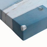 Large art of a Tunisian landscape in black and white on stretched canvas, suitable for bedroom wall decor.