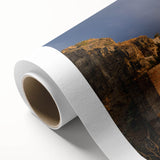 Art Deco poster of Georgia scenery in pastel shades on rolled canvas, suitable for nursery wall art.
