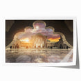 Extra large rolled print of a Malaysian landscape with vibrant green hues, ideal for art wall dining room.