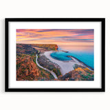 Extra large abstract art print featuring a colorful, textured scenery of Bulgaria, ideal for living room decor.