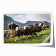 Extra large rolled print of Cumbria, England scenery with lush greenery and floral elements, ideal for art wall dining room.