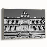 Landscape art painting of Madrid with vibrant colors on framed canvas, ideal for living room decor.