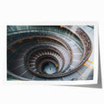 Extra large rolled print of the Vatican scenery in muted earth tones, ideal for art wall dining room.