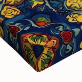 Black and white landscape art painting of Oaxaca scenery on a large stretched canvas, ideal for bedroom wall decor.