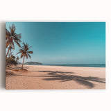 Black and white stretched canvas of Omani scenery, ideal for kitchen wall art.