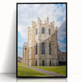 Large abstract wall art depicting New Zealand's Canterbury landscape in muted earth tones, framed acrylic.