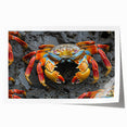 Extra large rolled print depicting vibrant Galapagos scenery with lush florals, ideal for art wall dining room.