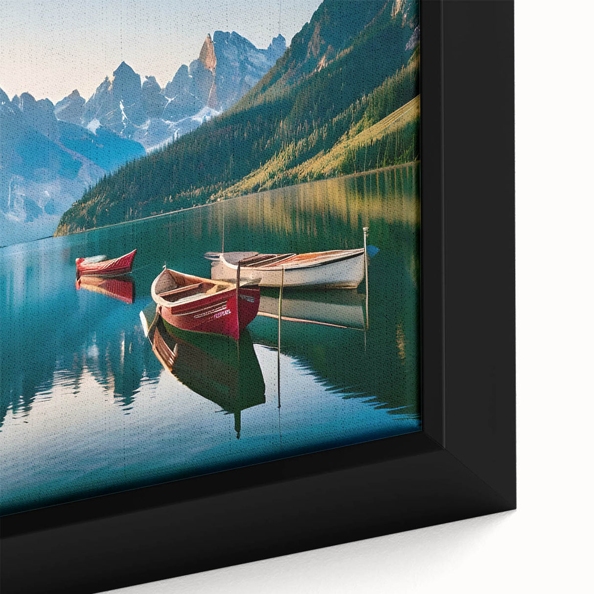 Black wall art featuring a textured Alaskan landscape with colorful accents on framed canvas, ideal for living room decor.