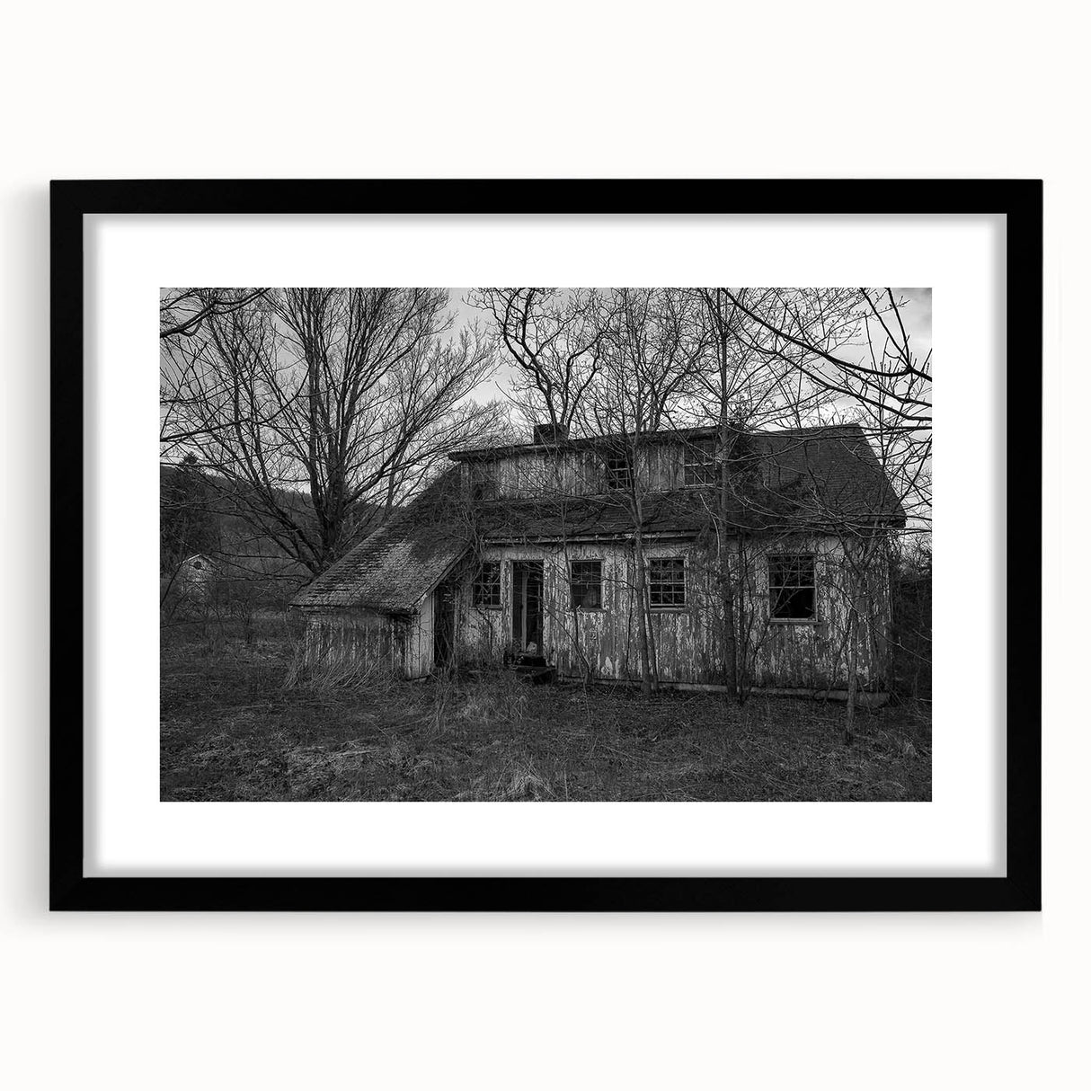 Abstract art print featuring vibrant, colorful textures of Delaware scenery on a large framed canvas.