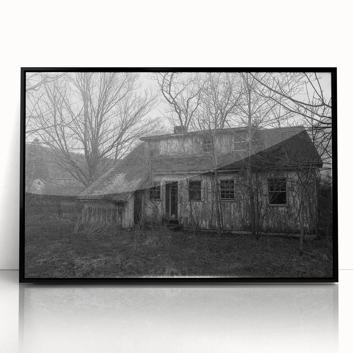 Large abstract wall art of Delaware scenery in muted earth tones on a framed acrylic, suitable for modern living room decor.