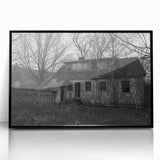 Large abstract wall art of Delaware scenery in muted earth tones on a framed acrylic, suitable for modern living room decor.