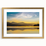 Abstract art print featuring textured swirls in neutral tones, framed in gold.
