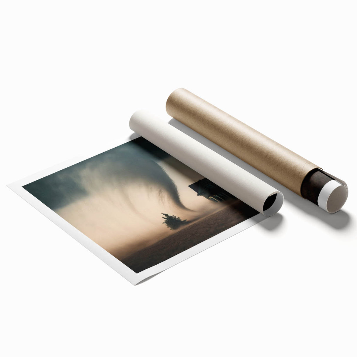 Extra large rolled print depicting vibrant floral art, ideal for classy bathroom or large living room decor.