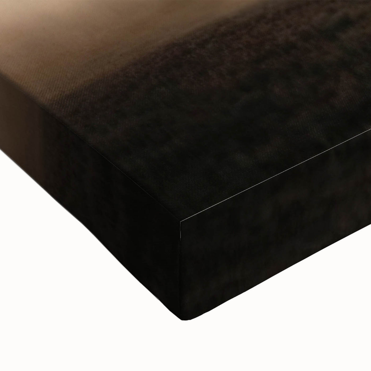 Large art of a black and white Kansas landscape painting on stretched canvas, suitable for bedroom wall decor.