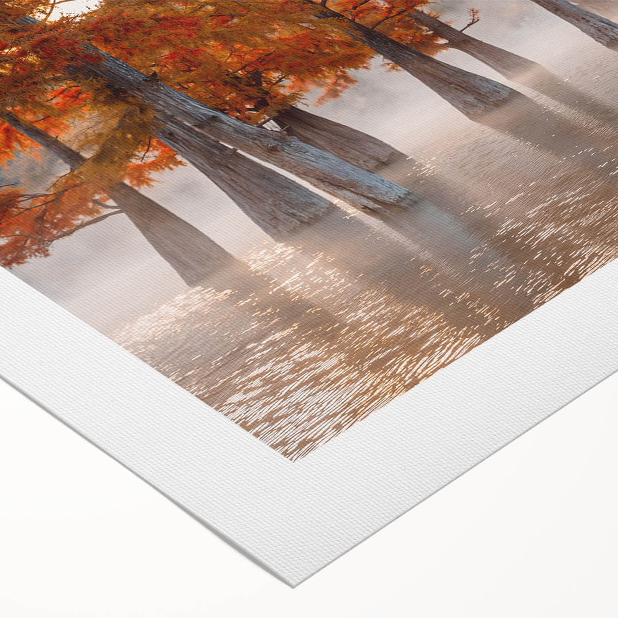 Art deco poster of Louisiana scenery in soft pastel shades on rolled canvas, suitable for dining room wall art.