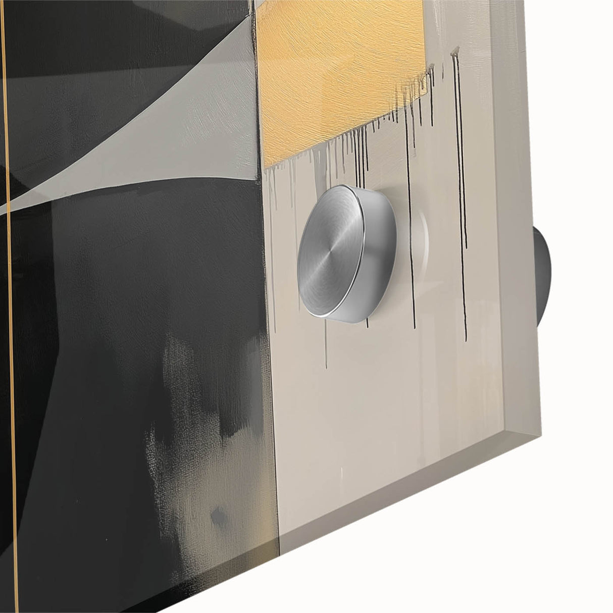 Modern Geometric Abstract Wall Art – Luxe Canvas & Framed Print