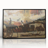 Expressionist Art - Riders by Cyprián Majerník