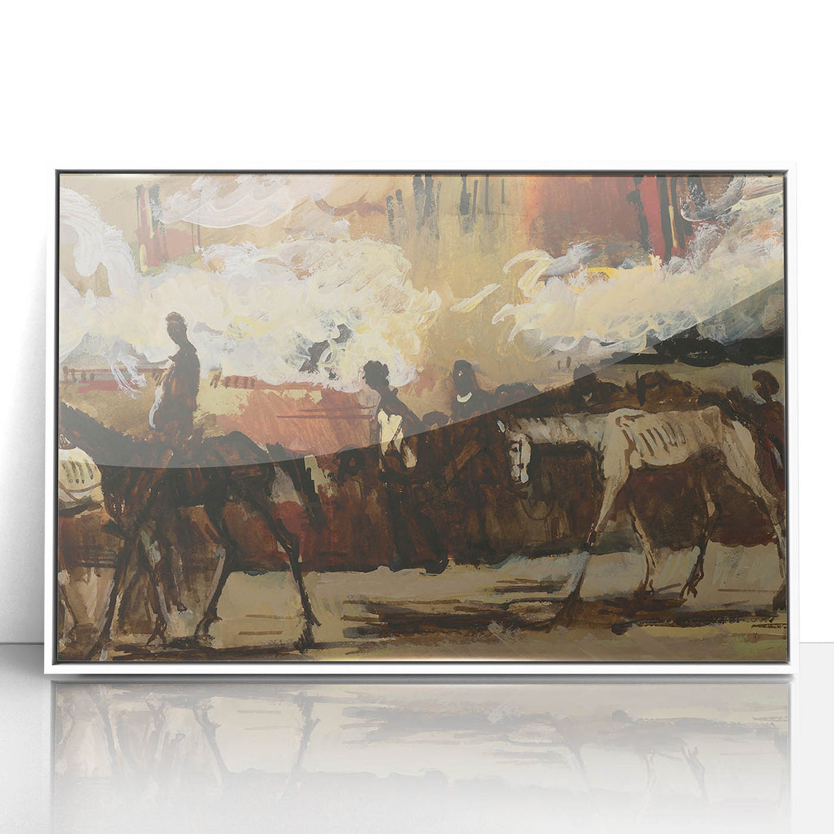 Expressionist Art - Riders by Cyprián Majerník