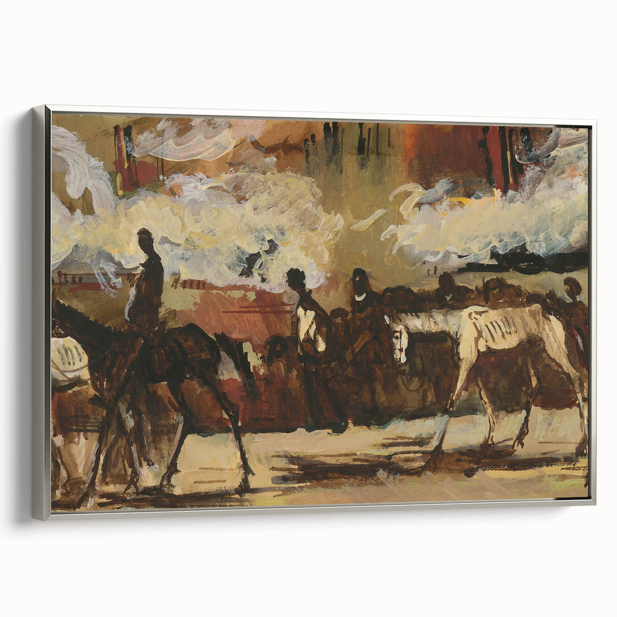 Expressionist Art - Riders by Cyprián Majerník