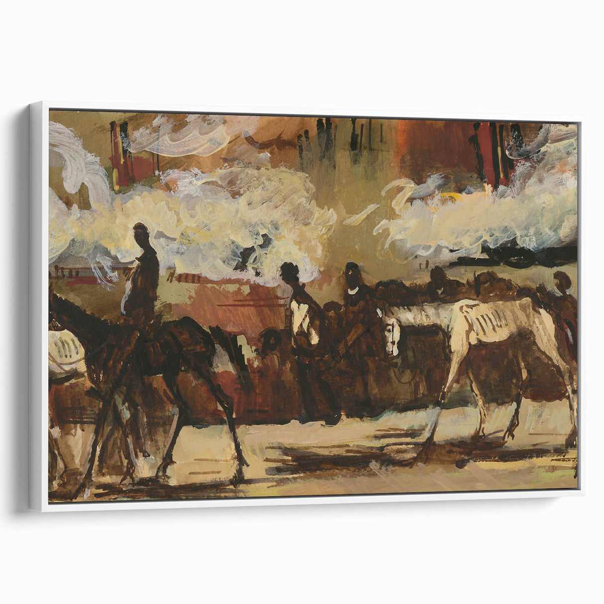 Expressionist Art - Riders by Cyprián Majerník