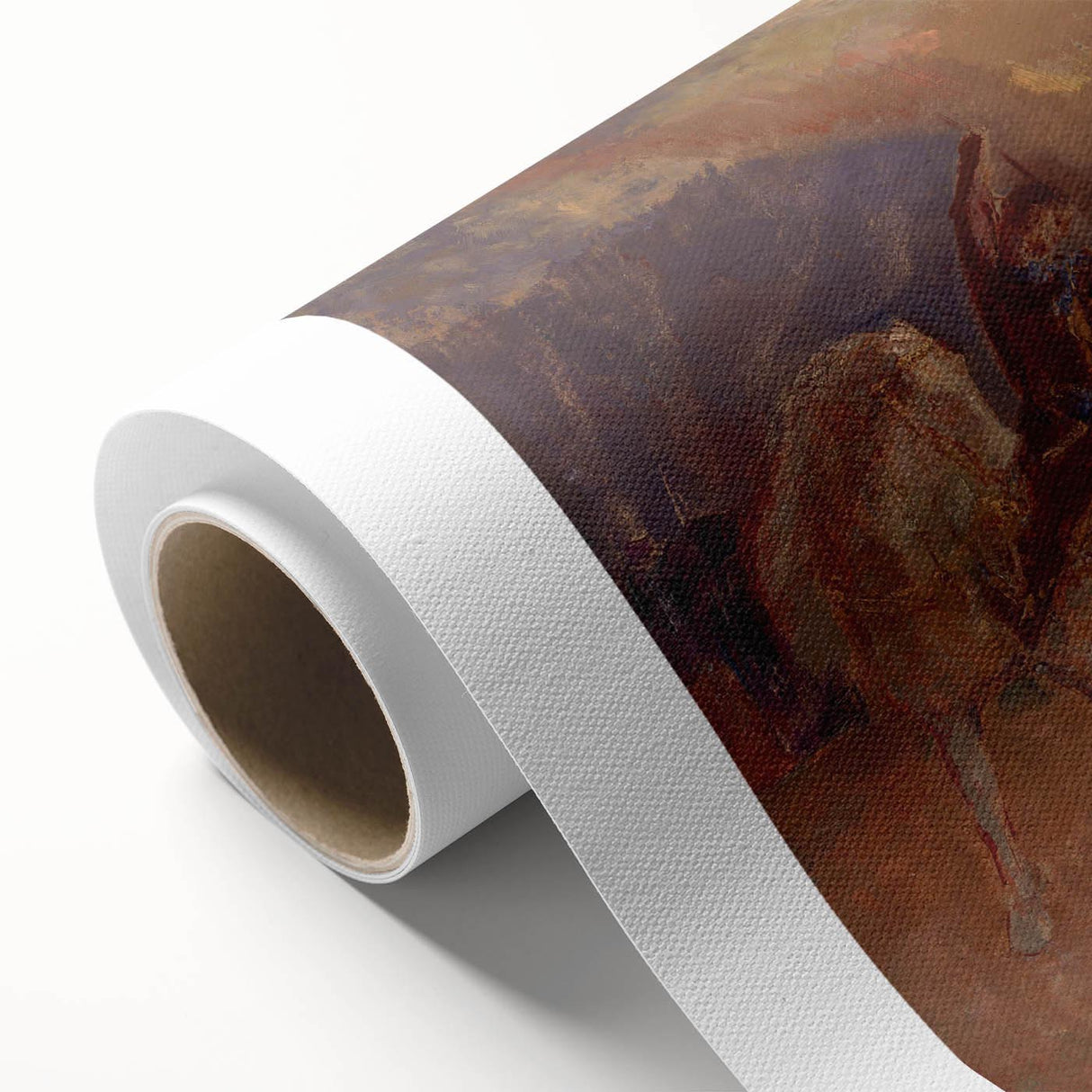 Saint George and the Dragon Wall Art - Dramatic Mythical Modern Decor