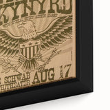Lynyrd Skynyrd Concert Poster – Vintage Rock Art