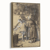 Expressive Realism Art Print - Here Are Your Trousers by William Glackens