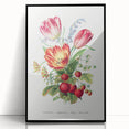 Classic Romantic Paintings - Strawberry and Tulip Art Print