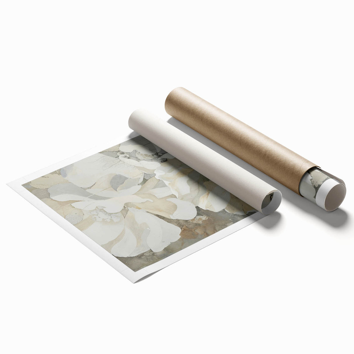 Acrylic Dining Room Artwork - Elegant Floral Wall Art