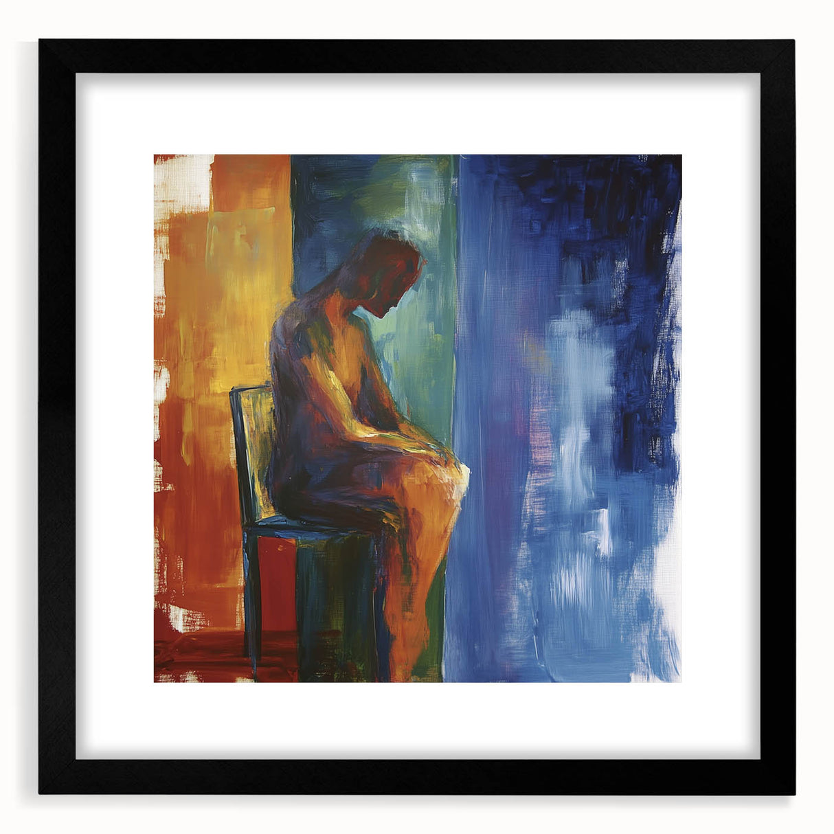 Expressive Figurative Abstract Wall Art – Modern Canvas & Prints
