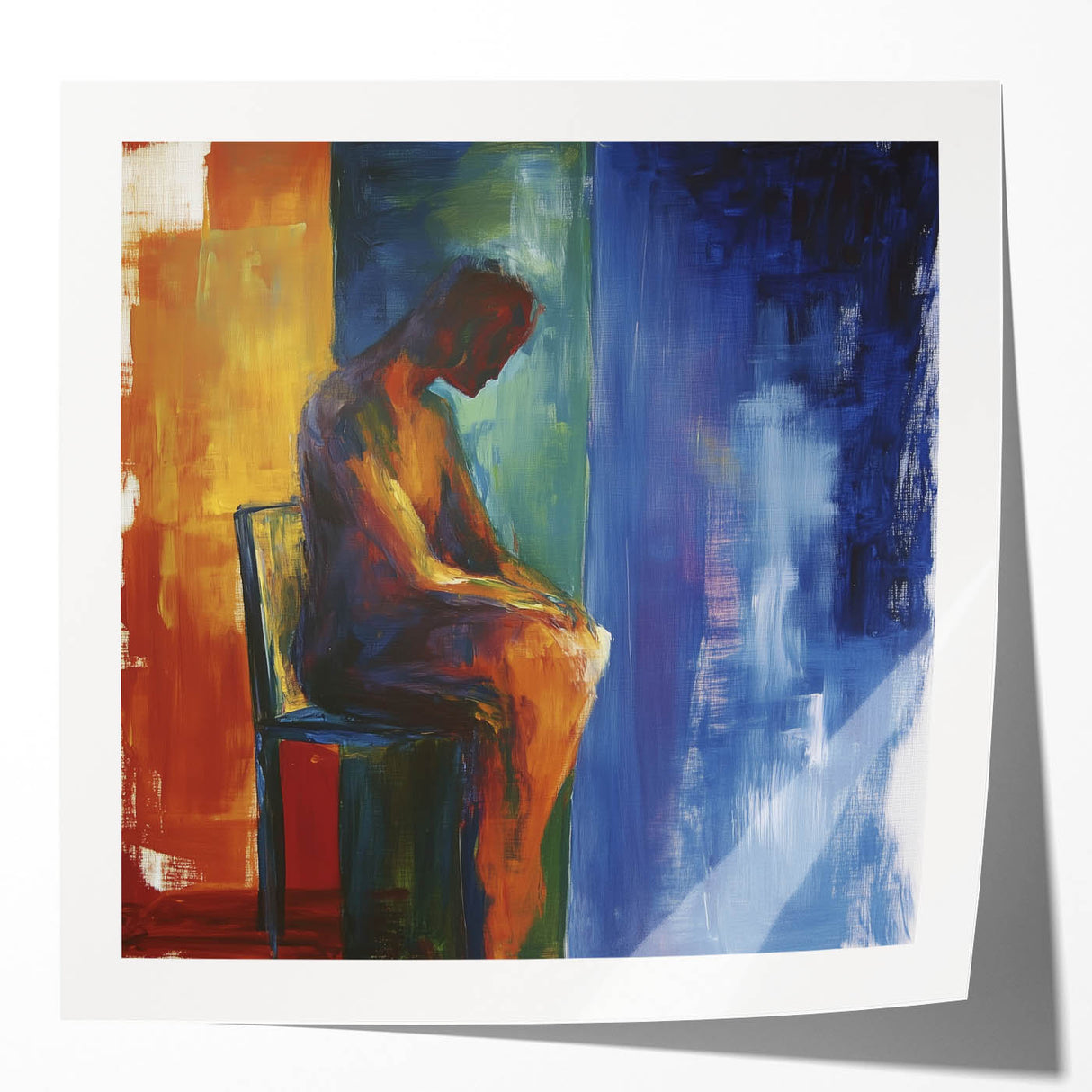 Expressive Figurative Abstract Wall Art – Modern Canvas & Prints