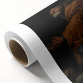 Baroque Prayer Scene: Historical Art Print with Dramatic Emotion