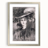 Famous Romantic Era Art - Portrait of the Baroness de Meyer