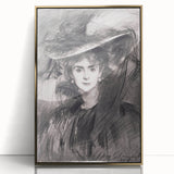 Famous Romantic Era Art - Portrait of the Baroness de Meyer