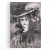 Famous Romantic Era Art - Portrait of the Baroness de Meyer