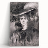 Famous Romantic Era Art - Portrait of the Baroness de Meyer