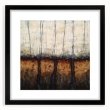 Rustic Abstract Tree Canvas Art - Modern Earthy Wall Décor