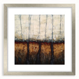 Rustic Abstract Tree Canvas Art - Modern Earthy Wall Décor