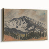 Mountain Landscape Wall Art - Serene Modern Nature Decor for Home