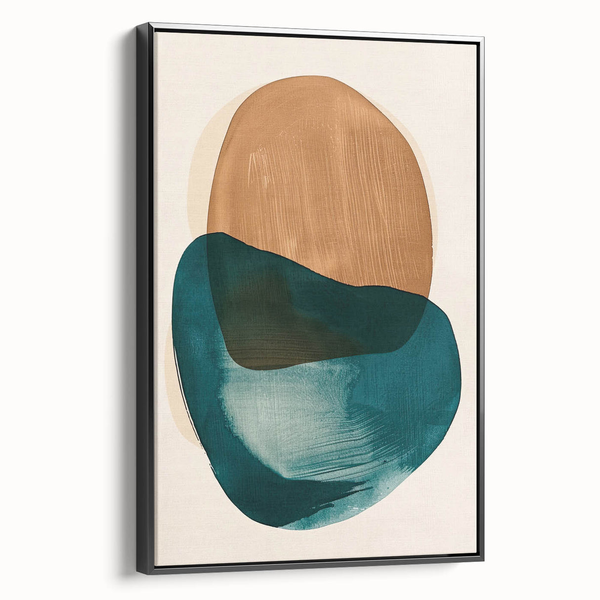 Contemporary Dining Art Pieces - Abstract Geometric Canvas