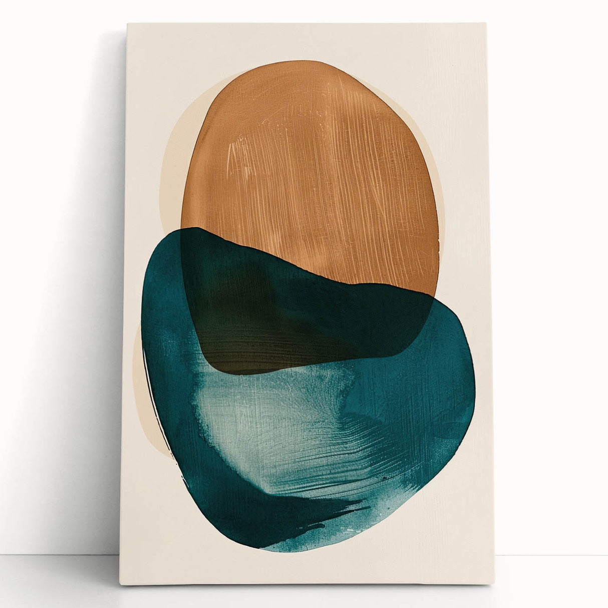Contemporary Dining Art Pieces - Abstract Geometric Canvas