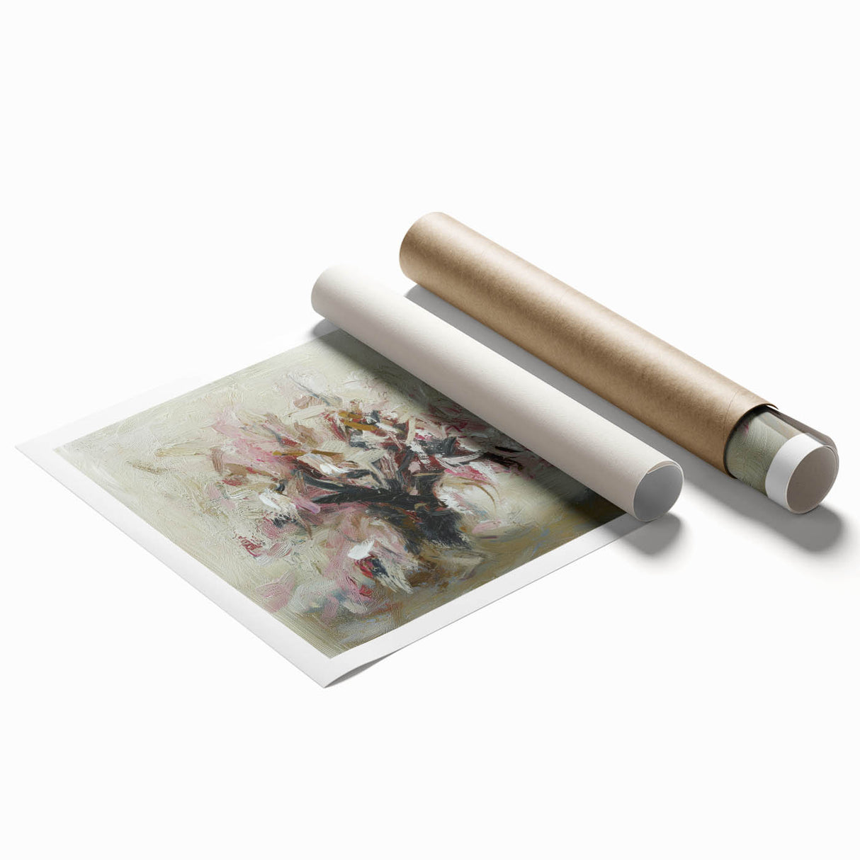 Canvas Art for Dining Area - Abstract Floral Wall Print
