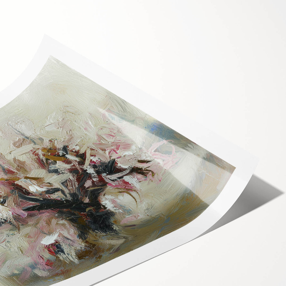 Canvas Art for Dining Area - Abstract Floral Wall Print