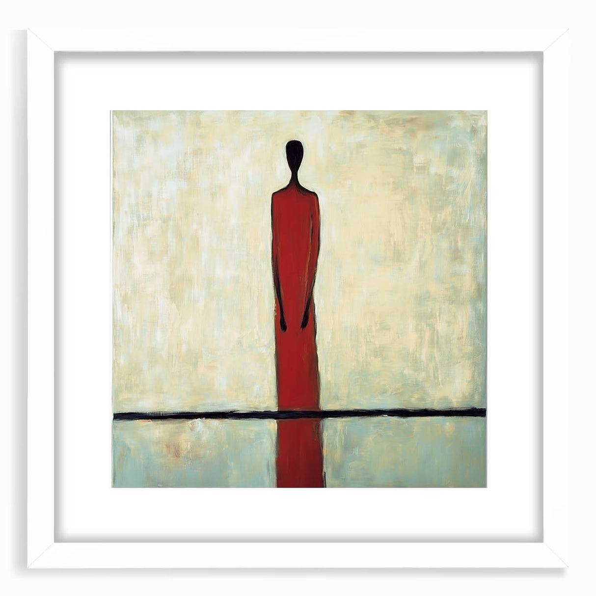 Minimalist Figurative Abstract Wall Art – Modern Canvas & Prints